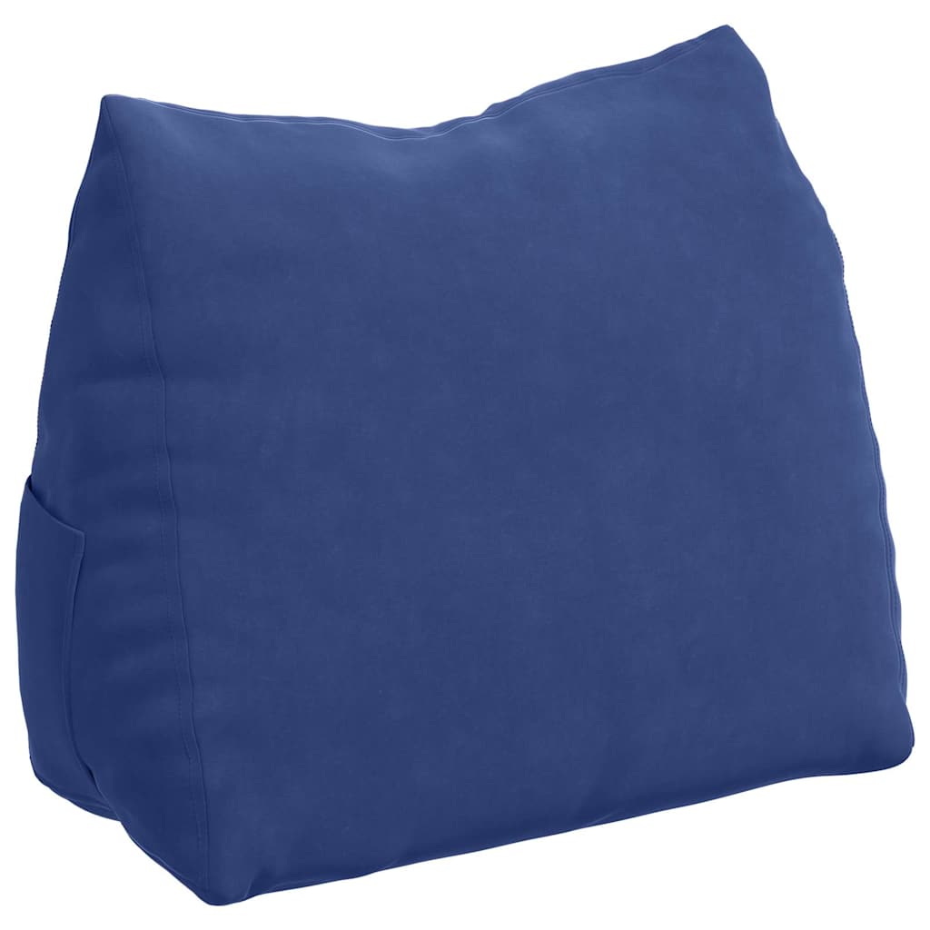Rugkussen Politieblauw 60 x 20 x 50 cm Cordstof is nu te koop bij PeponiXL, paradijselijk wonen!