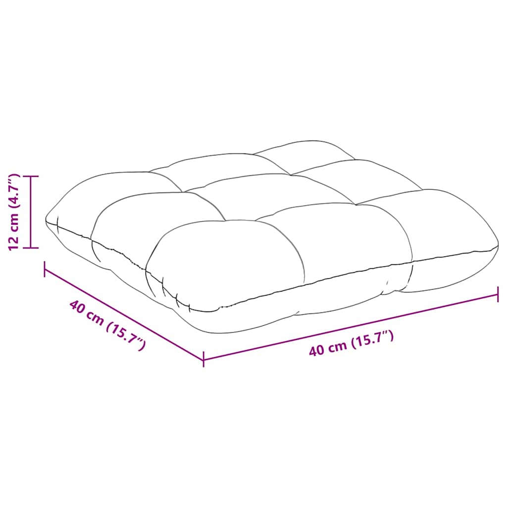 Zitkussens 4 pcs Donkergrijs 40 x 40 cm Microvezel Stof is nu te koop bij PeponiXL, paradijselijk wonen!
