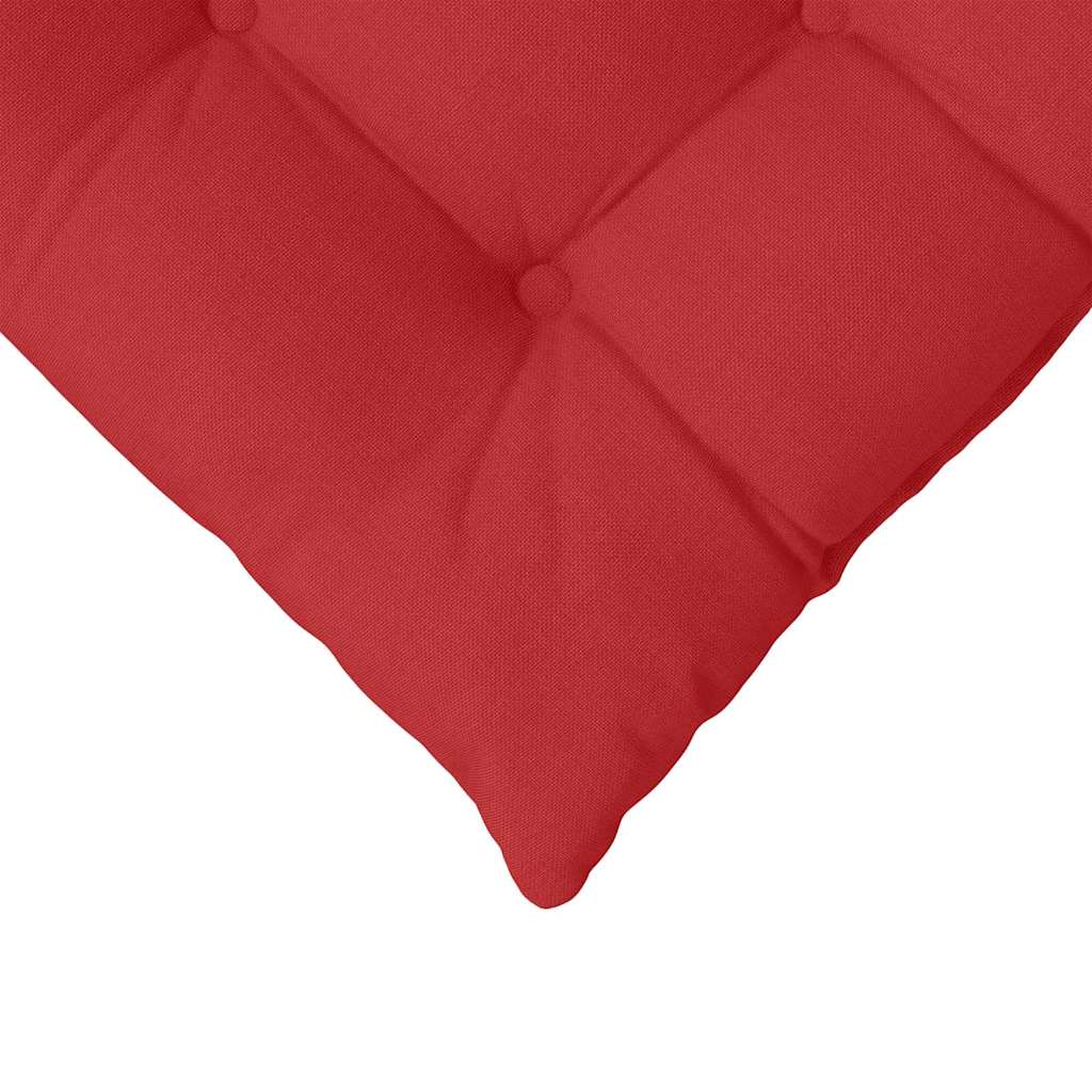 Zitkussens 2 pcs Rood 40 x 40 x 6 cm Stof is nu te koop bij PeponiXL, paradijselijk wonen!