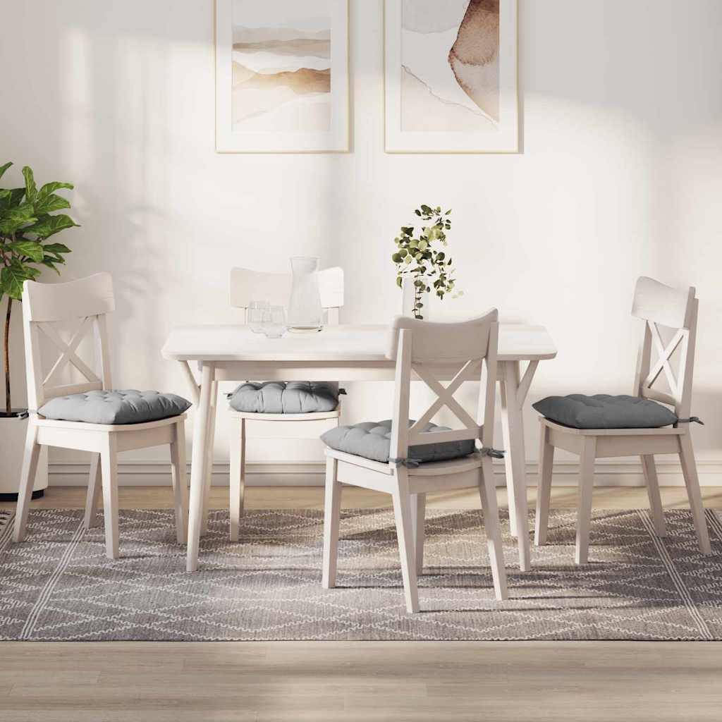 Zitkussens 2 pcs Wolkengrijs 40 x 40 x 6 cm Stof is nu te koop bij PeponiXL, paradijselijk wonen!