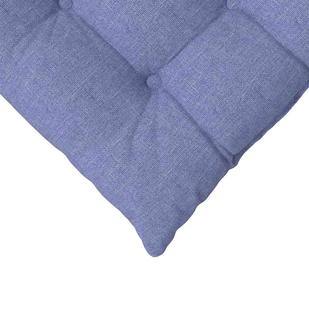 Zitkussens 2 pcs Jeans Blauw 40 x 40 x 6 cm Stof is nu te koop bij PeponiXL, paradijselijk wonen!