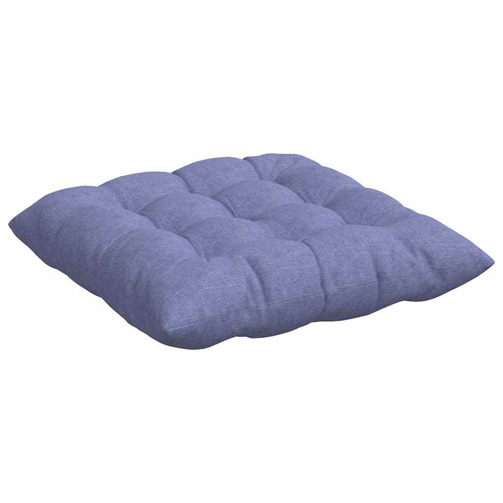 Zitkussens 2 pcs Jeans Blauw 40 x 40 x 6 cm Stof is nu te koop bij PeponiXL, paradijselijk wonen!