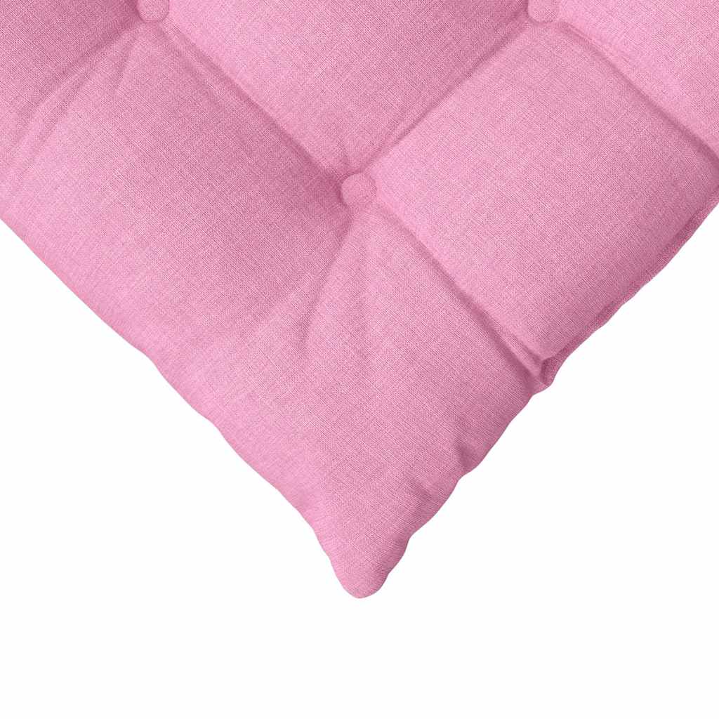 Zitkussens 2 pcs Roze 40 x 40 x 6 cm Stof is nu te koop bij PeponiXL, paradijselijk wonen!