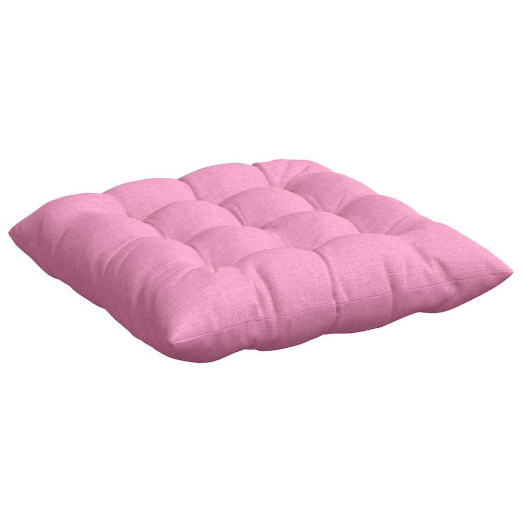 Zitkussens 2 pcs Roze 40 x 40 x 6 cm Stof is nu te koop bij PeponiXL, paradijselijk wonen!