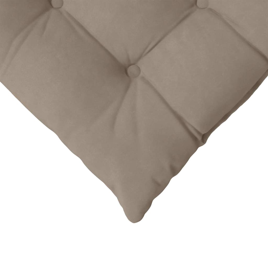 Zitkussens 4 stuks Taupe 40 x 40 x 6 cm Microfibre is nu te koop bij PeponiXL, paradijselijk wonen!