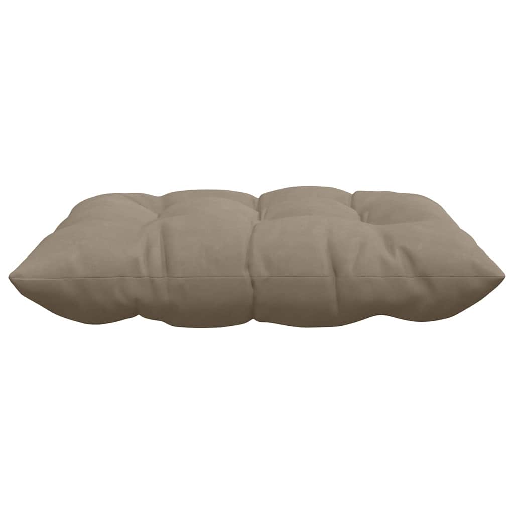 Zitkussens 4 stuks Taupe 40 x 40 x 6 cm Microfibre is nu te koop bij PeponiXL, paradijselijk wonen!