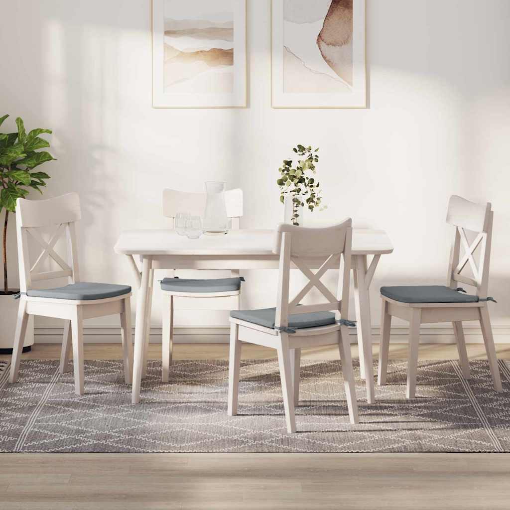 Zitkussens 4 pcs Lichtgrijs 40 x 40 x 3 cm Stof is nu te koop bij PeponiXL, paradijselijk wonen!