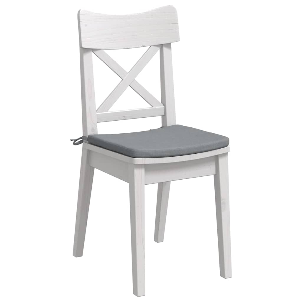 Zitkussens 4 pcs Lichtgrijs 40 x 40 x 3 cm Stof is nu te koop bij PeponiXL, paradijselijk wonen!