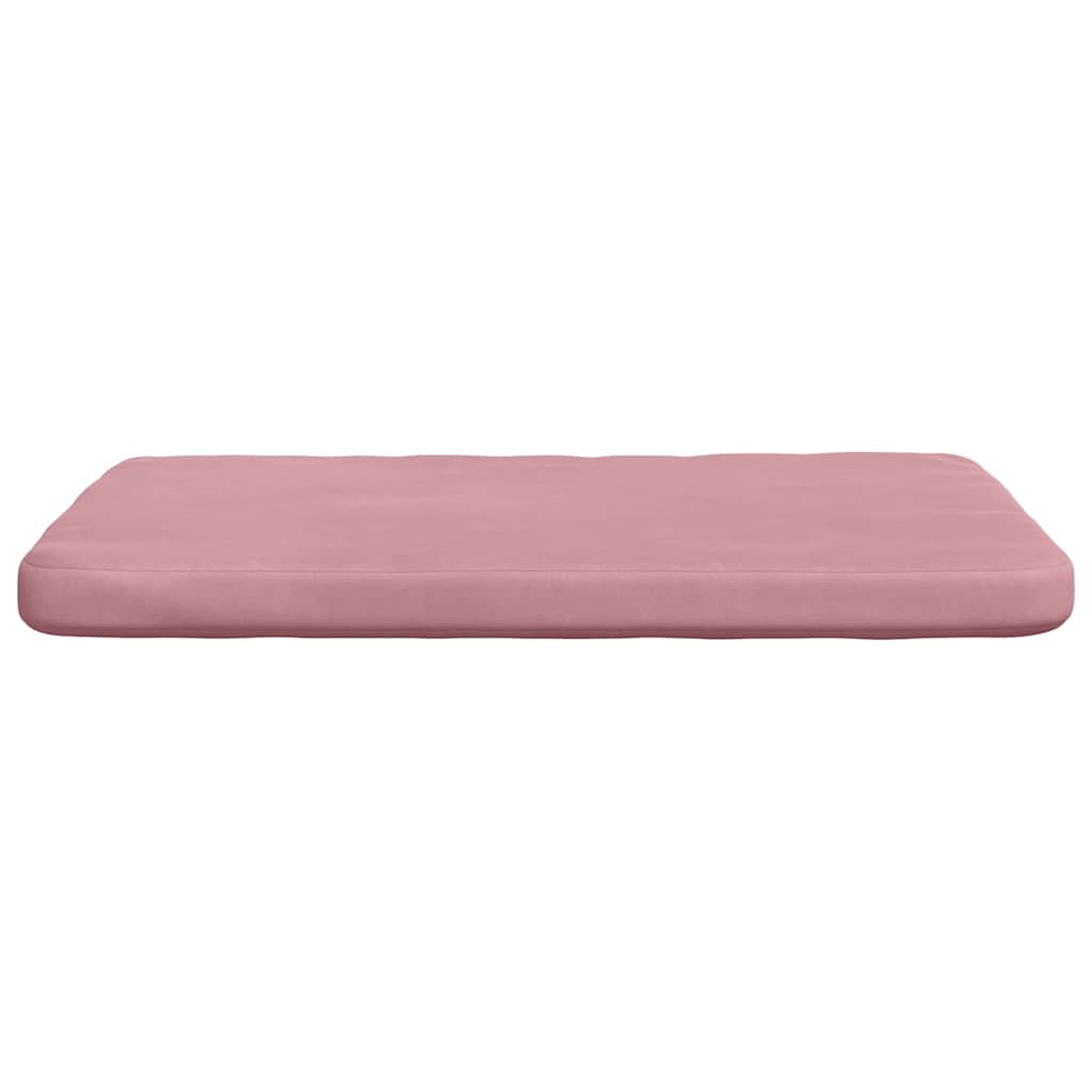 Zitkussens 4 pcs Roze 40 x 40 x 3 cm Fluweel is nu te koop bij PeponiXL, paradijselijk wonen!