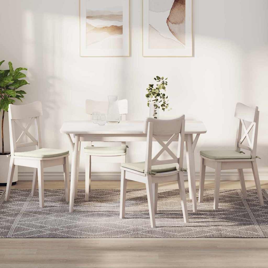 Zitkussens 4 pcs Crème 40 x 40 x 3 cm Fluweel is nu te koop bij PeponiXL, paradijselijk wonen!