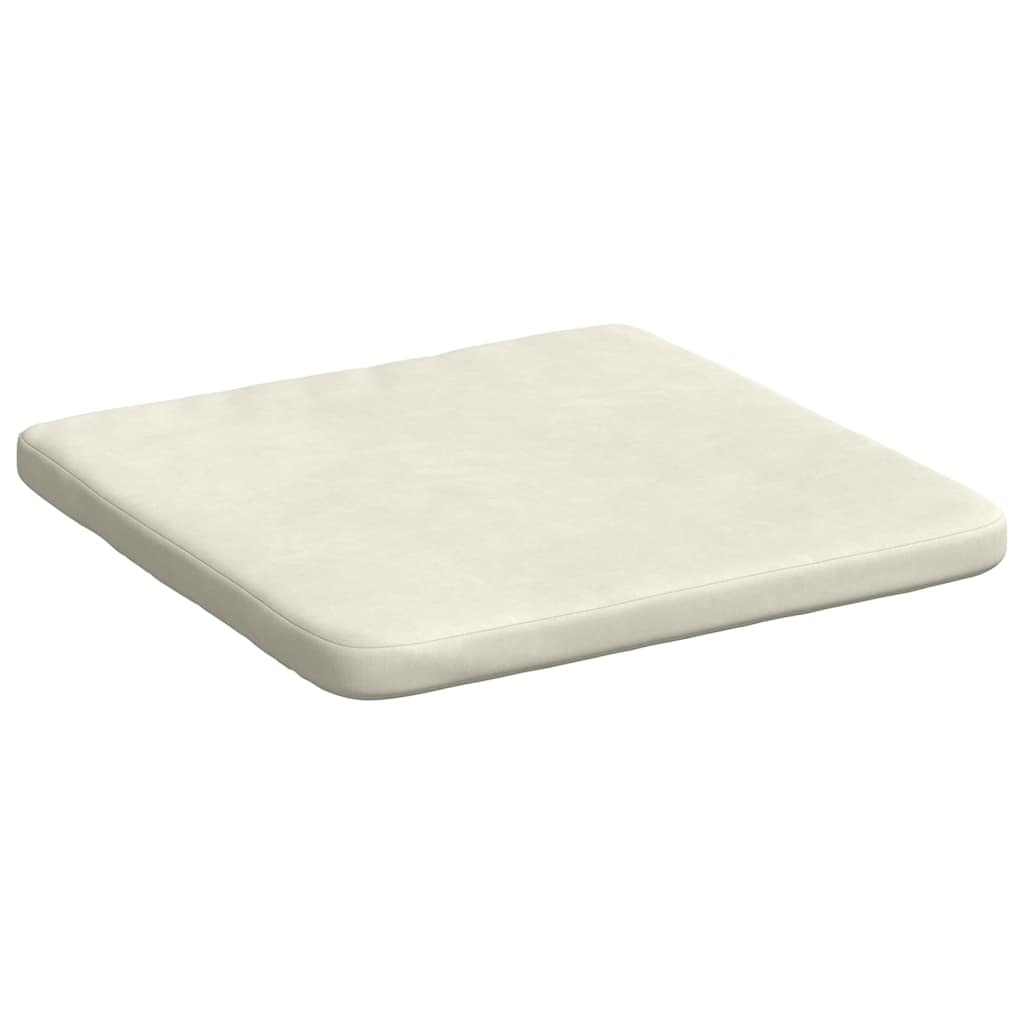 Zitkussens 4 pcs Crème 40 x 40 x 3 cm Fluweel is nu te koop bij PeponiXL, paradijselijk wonen!