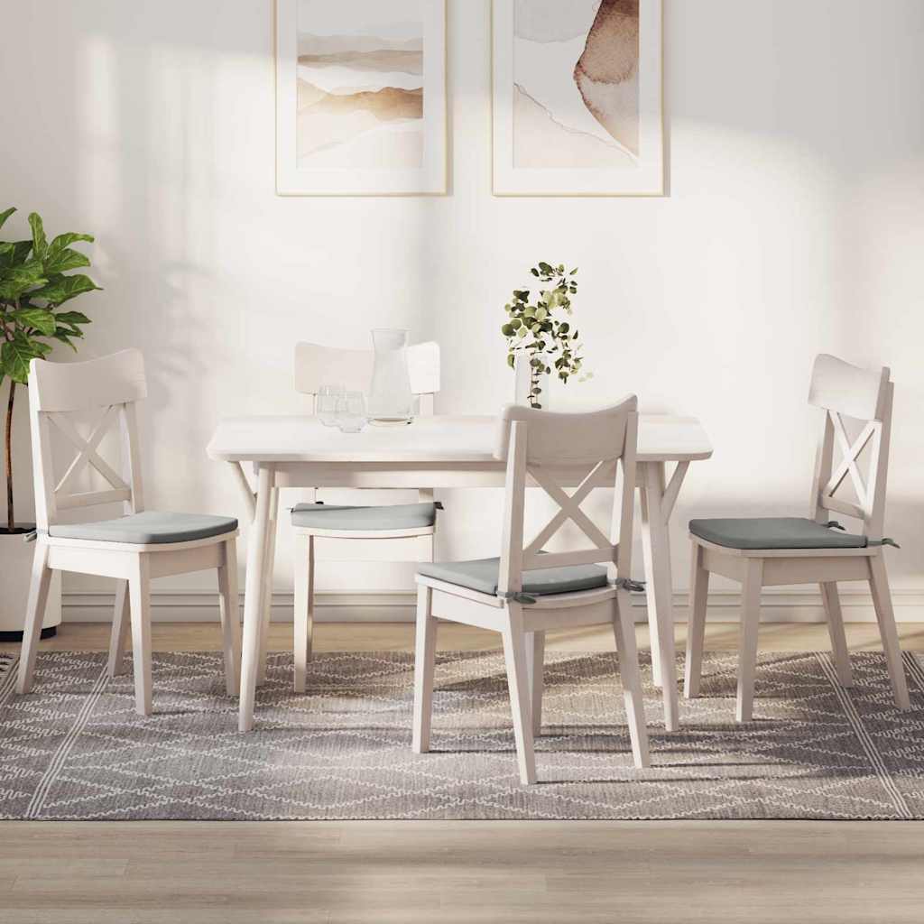 Zitkussens 4 pcs Lichtgrijs 40 x 40 x 3 cm Microvezel Stof is nu te koop bij PeponiXL, paradijselijk wonen!