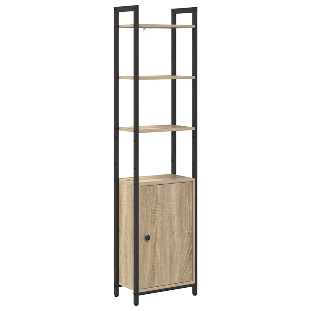 Boekenkast Sonoma Eiken 40 x 24 x 161 cm Bewerkt hout is nu te koop bij PeponiXL, paradijselijk wonen!