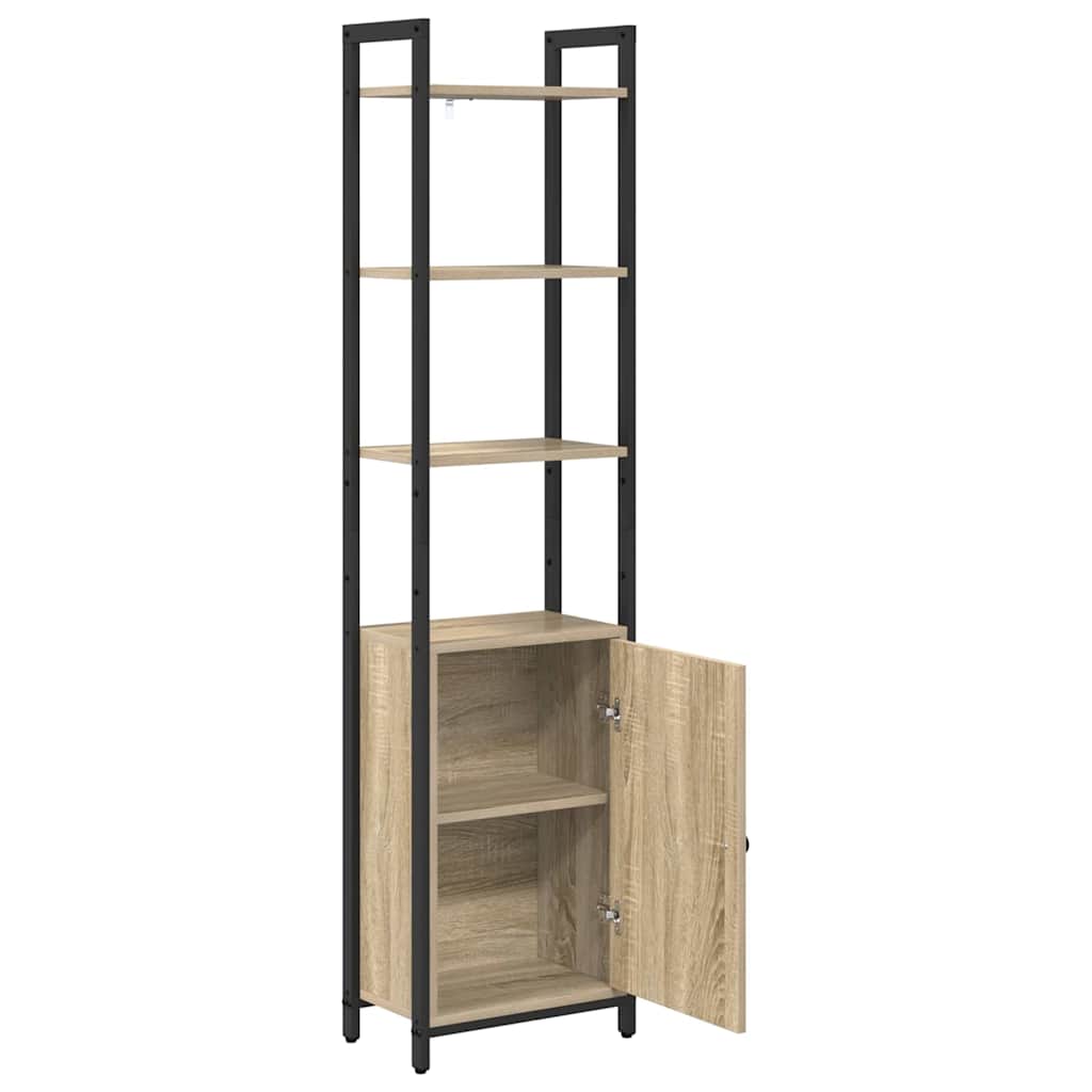 Boekenkast Sonoma Eiken 40 x 24 x 161 cm Bewerkt hout is nu te koop bij PeponiXL, paradijselijk wonen!