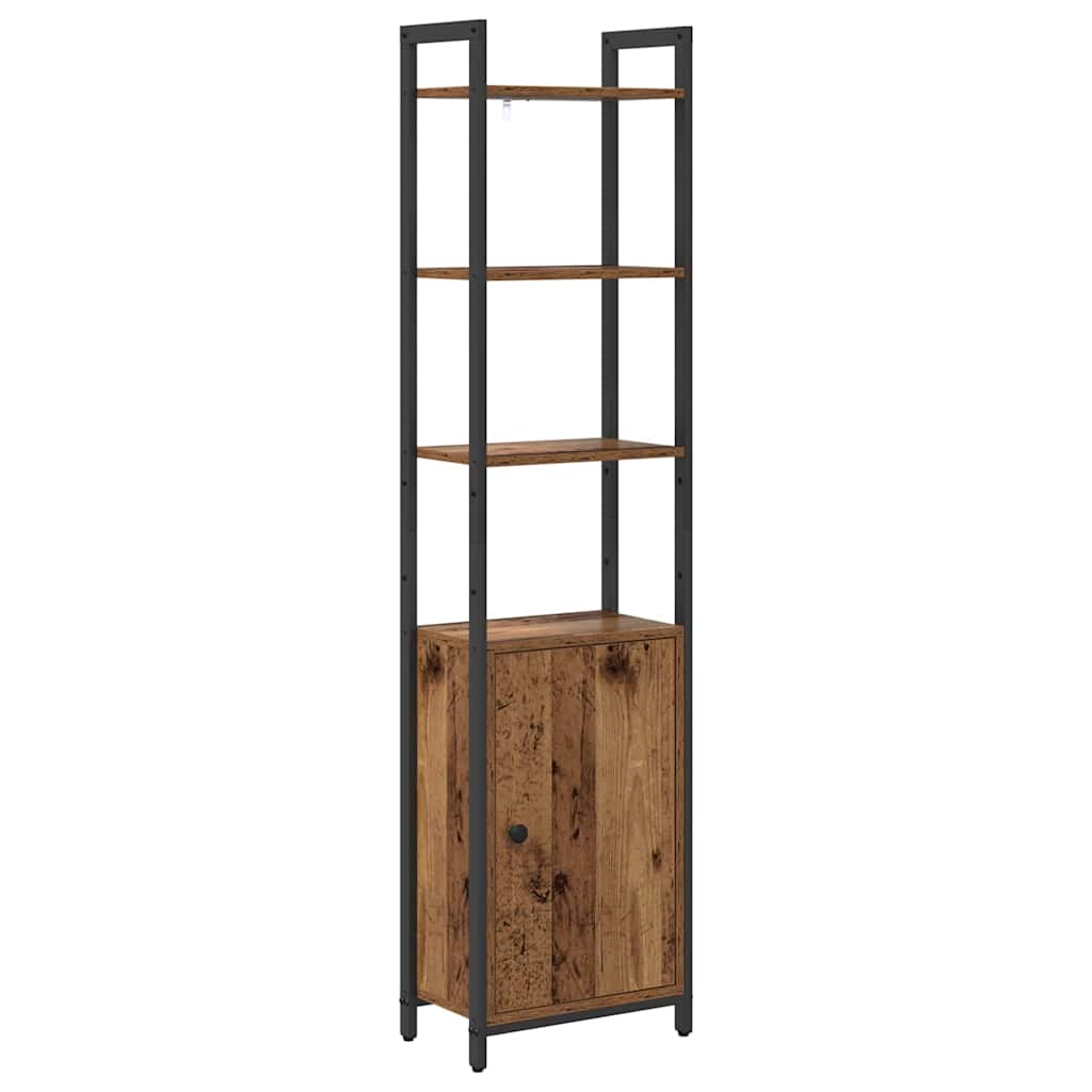 Boekenkast Oud Hout 40 x 24 x 161 cm Bewerkt hout is nu te koop bij PeponiXL, paradijselijk wonen!