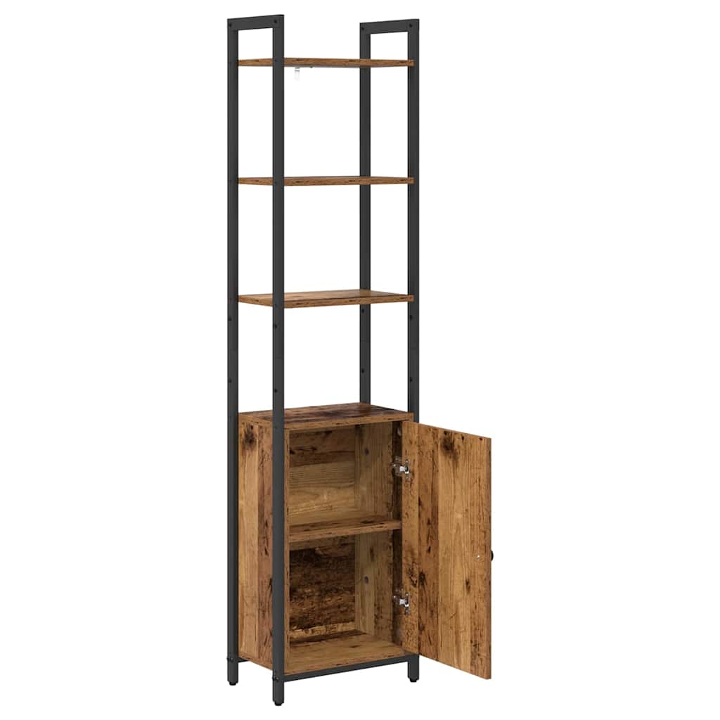 Boekenkast Oud Hout 40 x 24 x 161 cm Bewerkt hout is nu te koop bij PeponiXL, paradijselijk wonen!