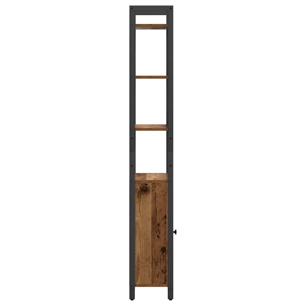 Boekenkast Oud Hout 40 x 24 x 161 cm Bewerkt hout is nu te koop bij PeponiXL, paradijselijk wonen!