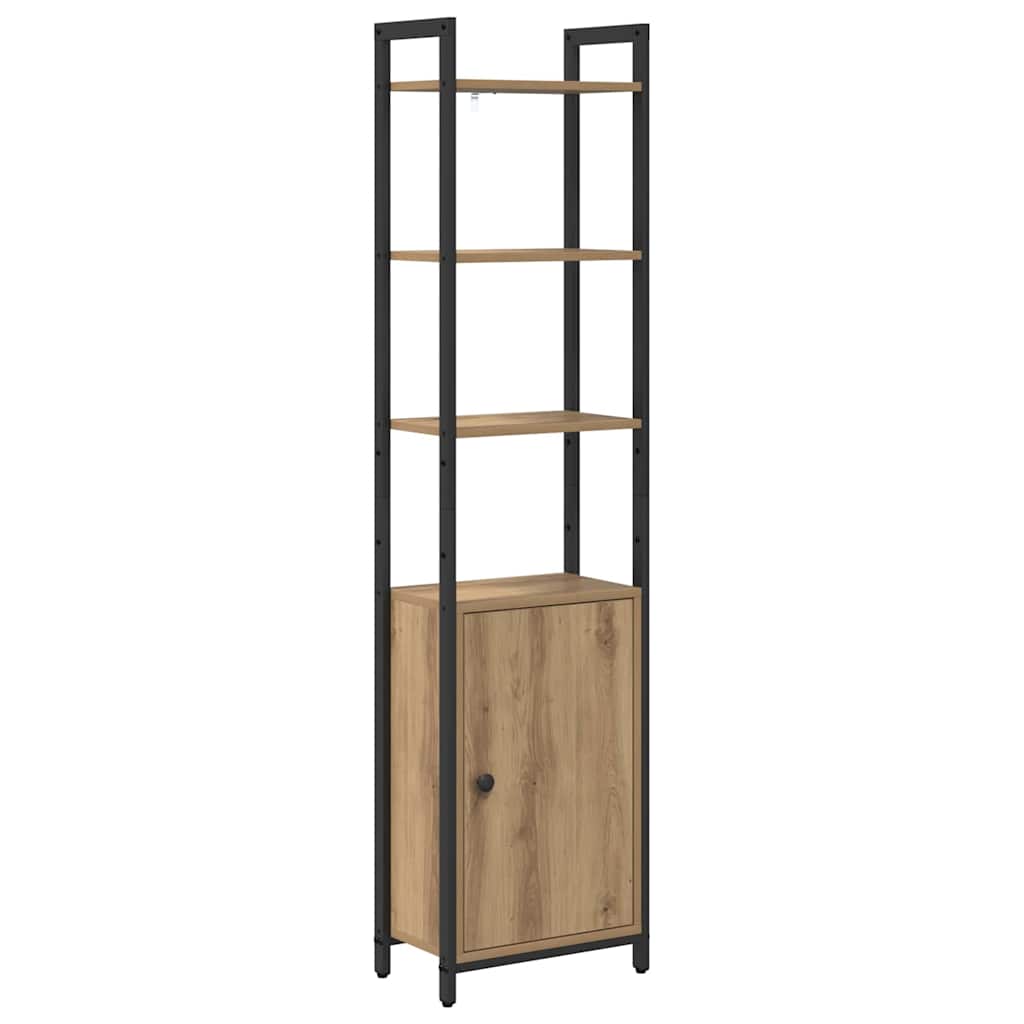 Boekenkast Artisan Eiken 40 x 24 x 161 cm Bewerkt hout is nu te koop bij PeponiXL, paradijselijk wonen!