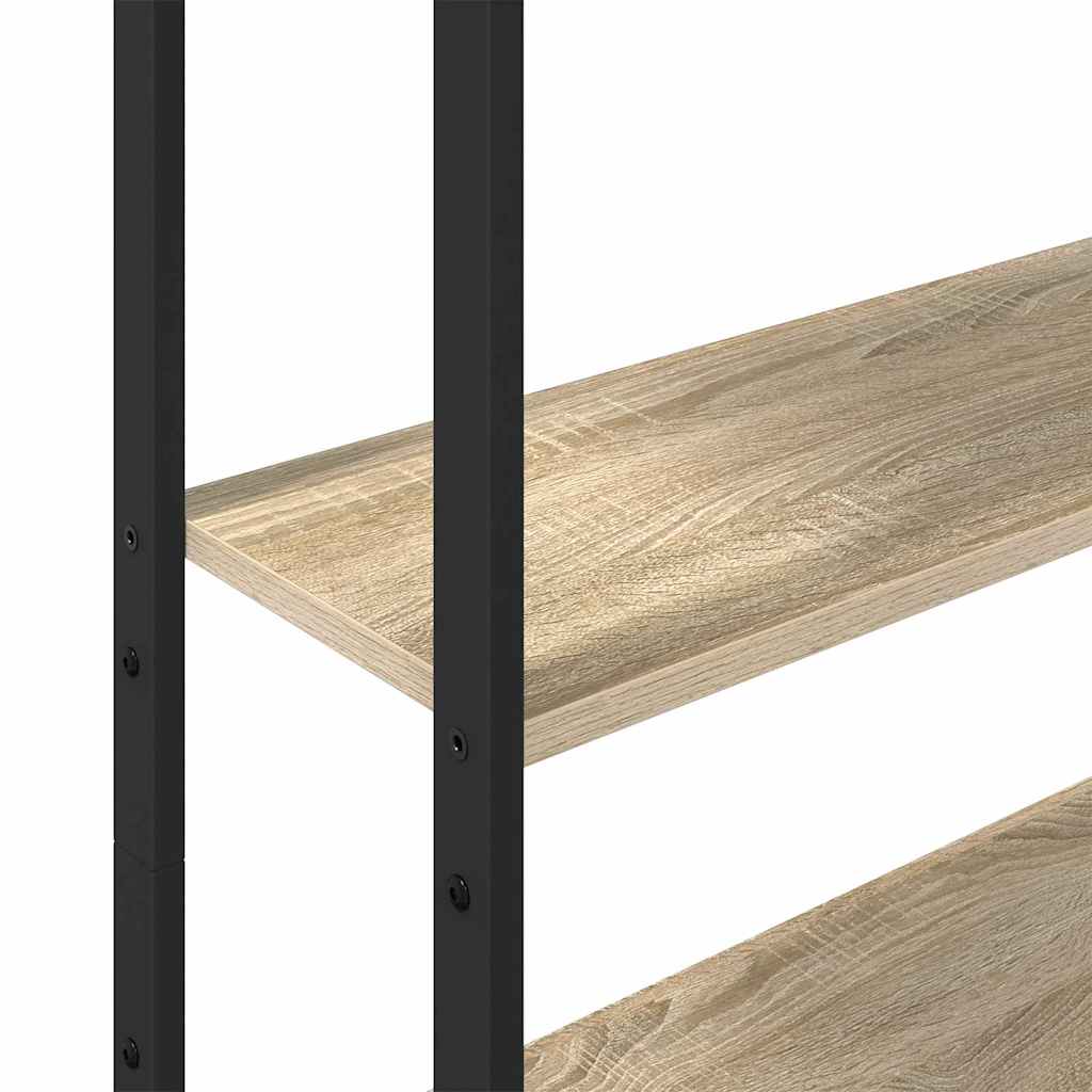 Boekenkast Sonoma Eiken 60 x 24 x 161 cm Bewerkt hout is nu te koop bij PeponiXL, paradijselijk wonen!