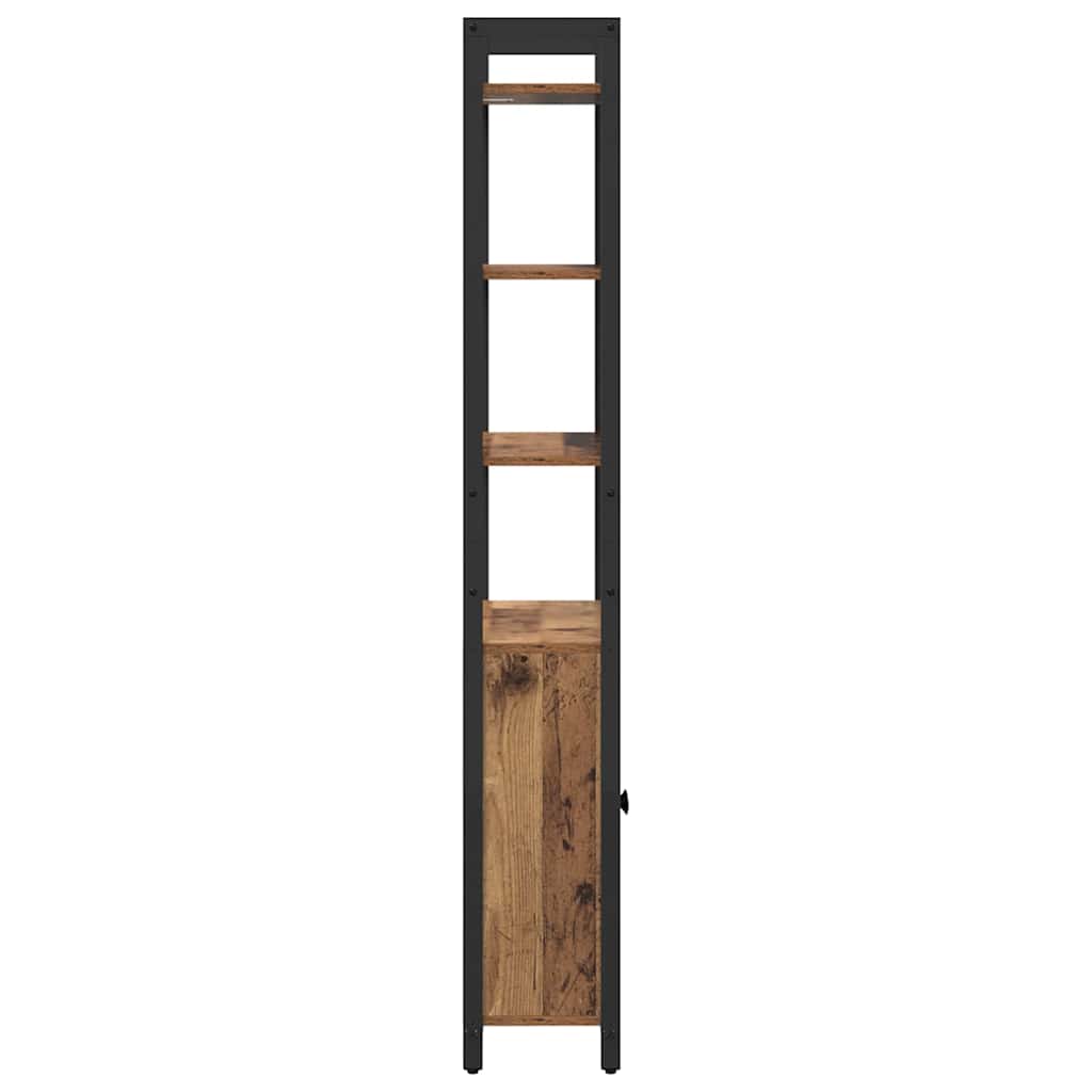 Boekenkast Oud Hout 60 x 24 x 161 cm Bewerkt hout is nu te koop bij PeponiXL, paradijselijk wonen!