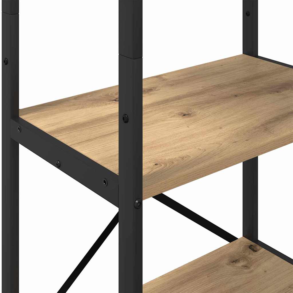 Boekenkast Artisan Eiken 56 x 34 x 171 cm Bewerkt hout is nu te koop bij PeponiXL, paradijselijk wonen!