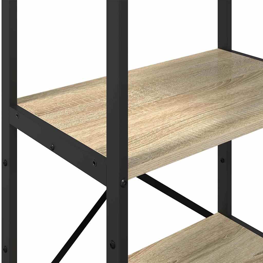 Boekenkast Sonoma Eiken 56 x 34 x 133,5 cm Bewerkt hout is nu te koop bij PeponiXL, paradijselijk wonen!