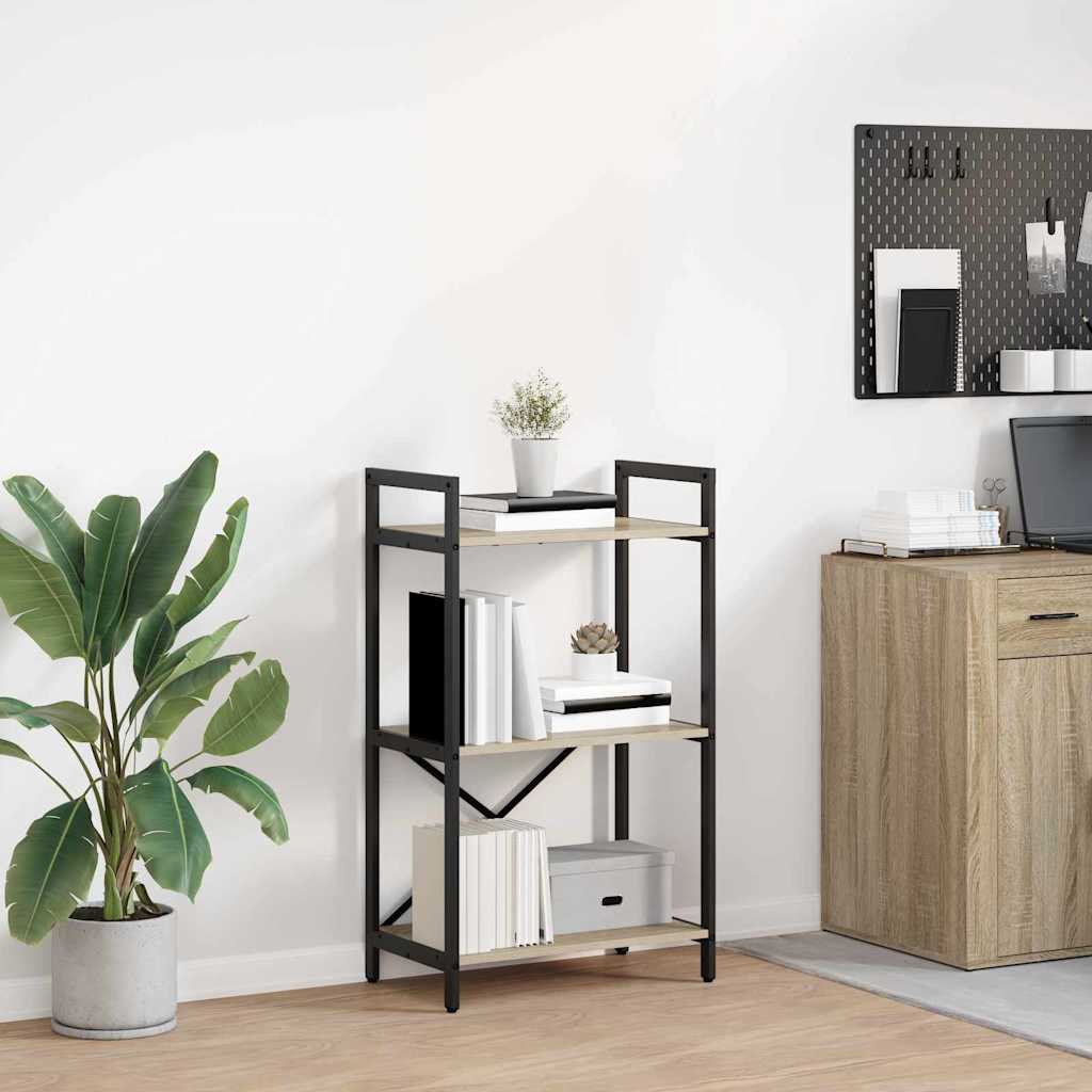 Boekenkast Sonoma Eiken 56 x 34 x 96 cm Bewerkt hout is nu te koop bij PeponiXL, paradijselijk wonen!