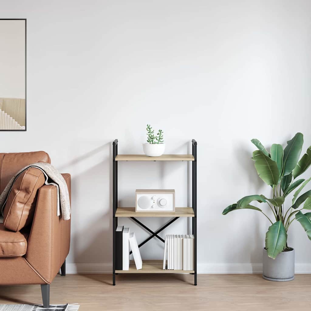 Boekenkast Sonoma Eiken 56 x 34 x 96 cm Bewerkt hout is nu te koop bij PeponiXL, paradijselijk wonen!