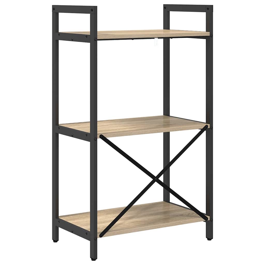 Boekenkast Sonoma Eiken 56 x 34 x 96 cm Bewerkt hout is nu te koop bij PeponiXL, paradijselijk wonen!