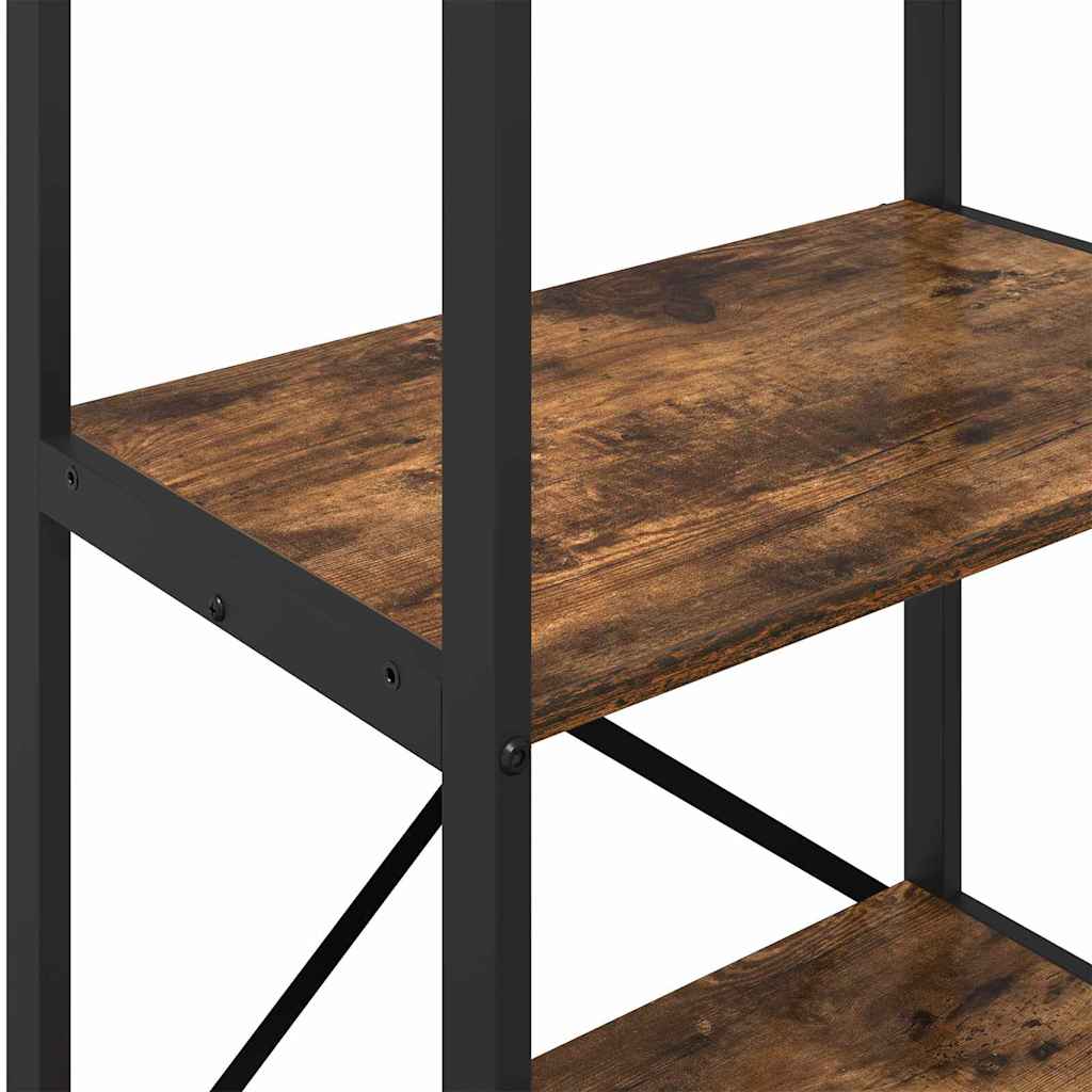 Boekenkast Gerookt eiken 56 x 34 x 96 cm Bewerkt hout is nu te koop bij PeponiXL, paradijselijk wonen!