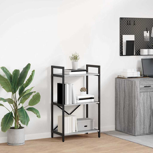 Boekenkast Grijs Sonoma 56 x 34 x 96 cm Bewerkt hout is nu te koop bij PeponiXL, paradijselijk wonen!