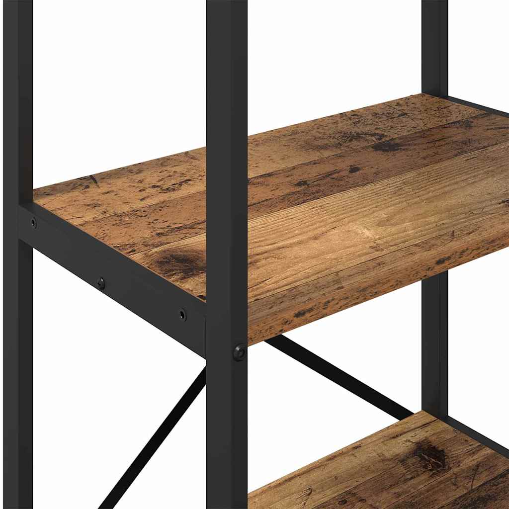 Boekenkast Oud Hout 56 x 34 x 96 cm Bewerkt hout is nu te koop bij PeponiXL, paradijselijk wonen!