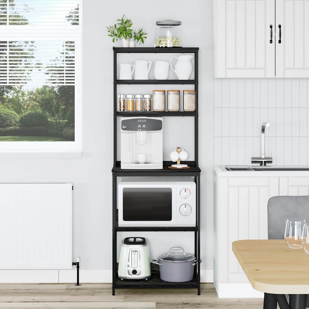 Keukenplank Zwart Eiken 60 x 40 x 168 cm Bewerkt hout is nu te koop bij PeponiXL, paradijselijk wonen!