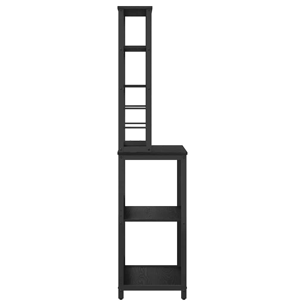 Keukenplank Zwart Eiken 60 x 40 x 168 cm Bewerkt hout is nu te koop bij PeponiXL, paradijselijk wonen!