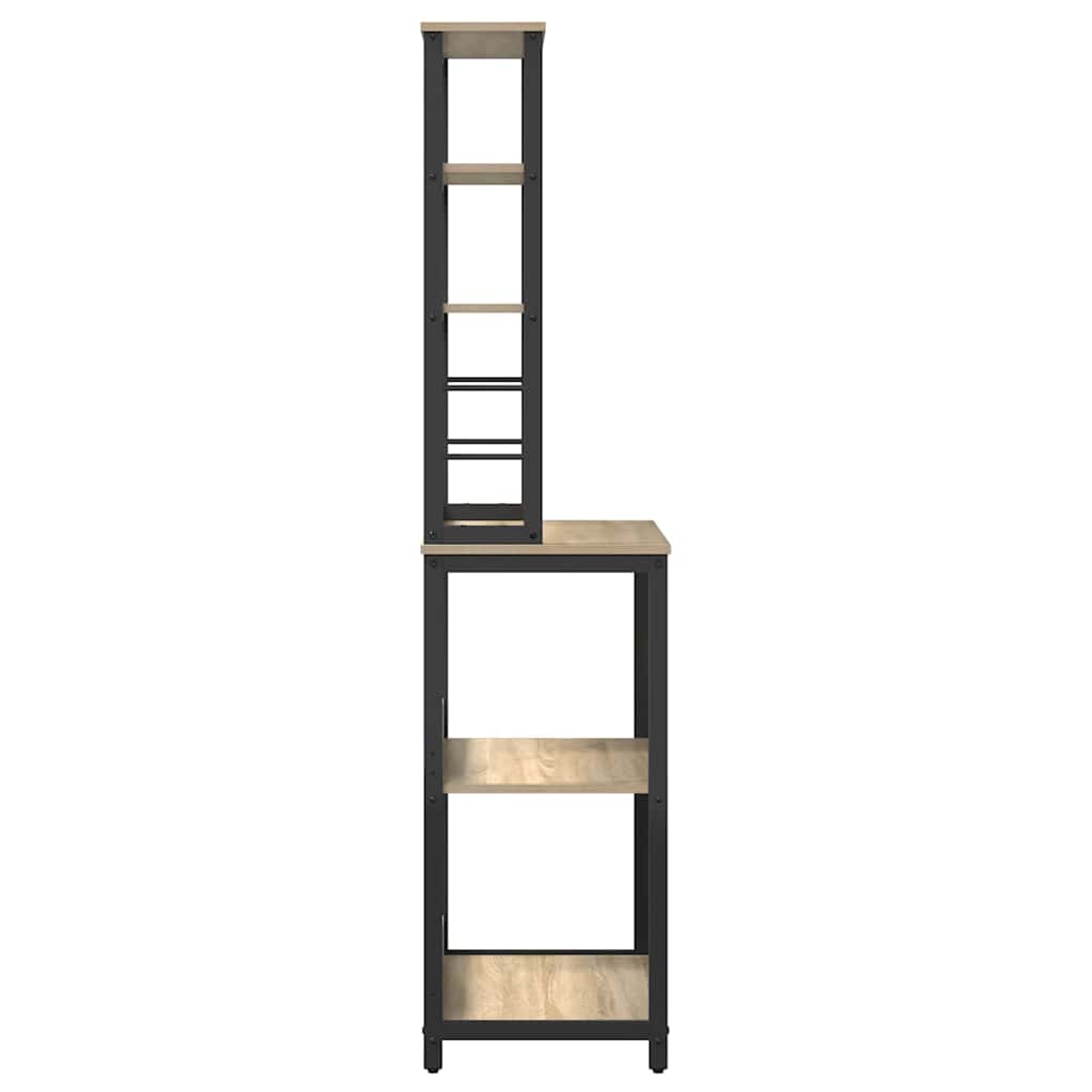 Keukenplank Sonoma Eiken 60 x 40 x 168 cm Bewerkt hout is nu te koop bij PeponiXL, paradijselijk wonen!