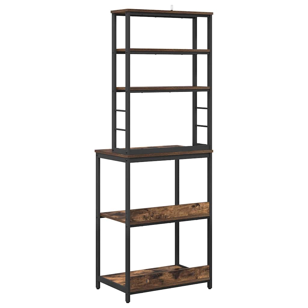 Keukenplank Gerookt eiken 60 x 40 x 168 cm Bewerkt hout is nu te koop bij PeponiXL, paradijselijk wonen!