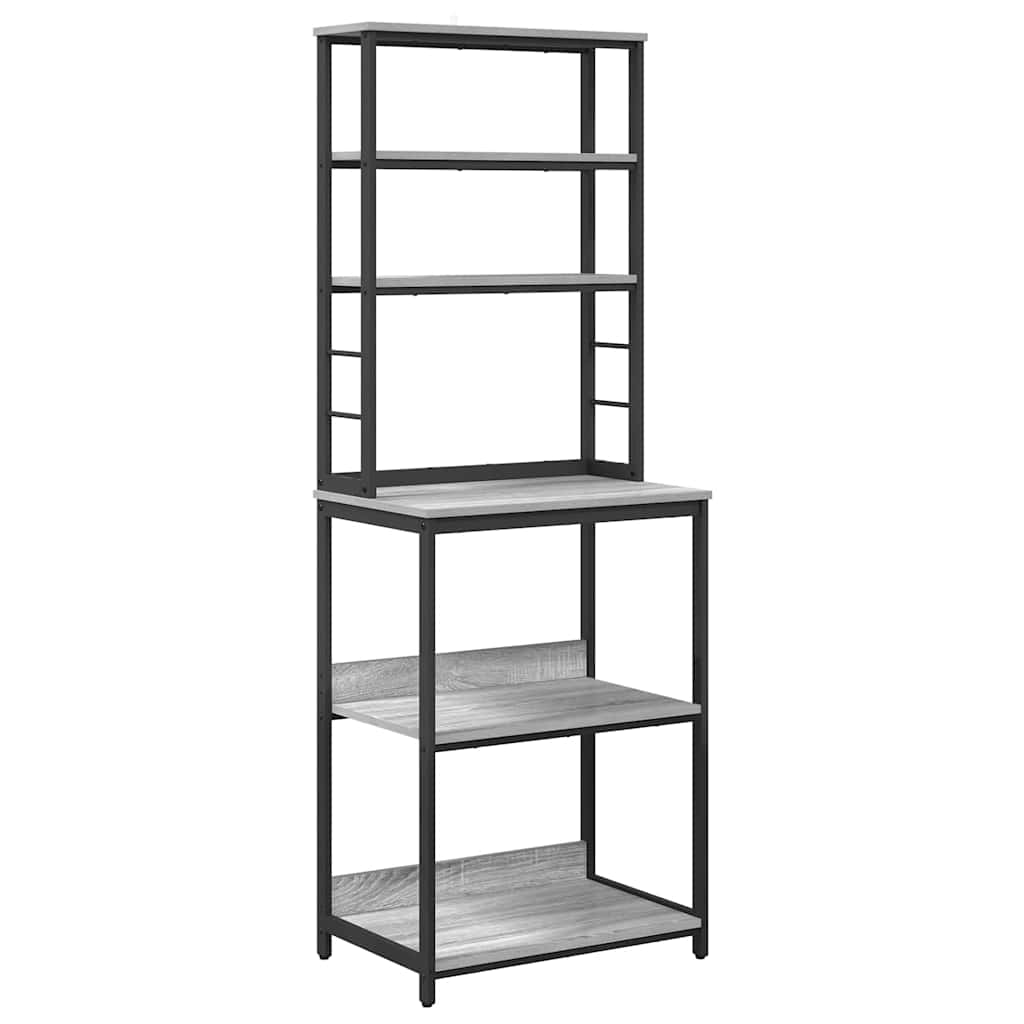 Keukenplank Grijs Sonoma 60 x 40 x 168 cm Bewerkt hout is nu te koop bij PeponiXL, paradijselijk wonen!