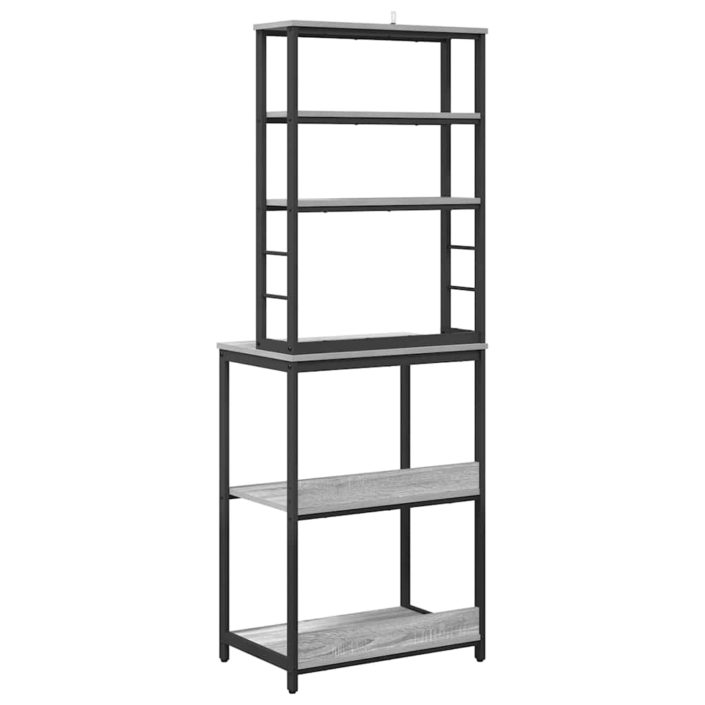 Keukenplank Grijs Sonoma 60 x 40 x 168 cm Bewerkt hout is nu te koop bij PeponiXL, paradijselijk wonen!