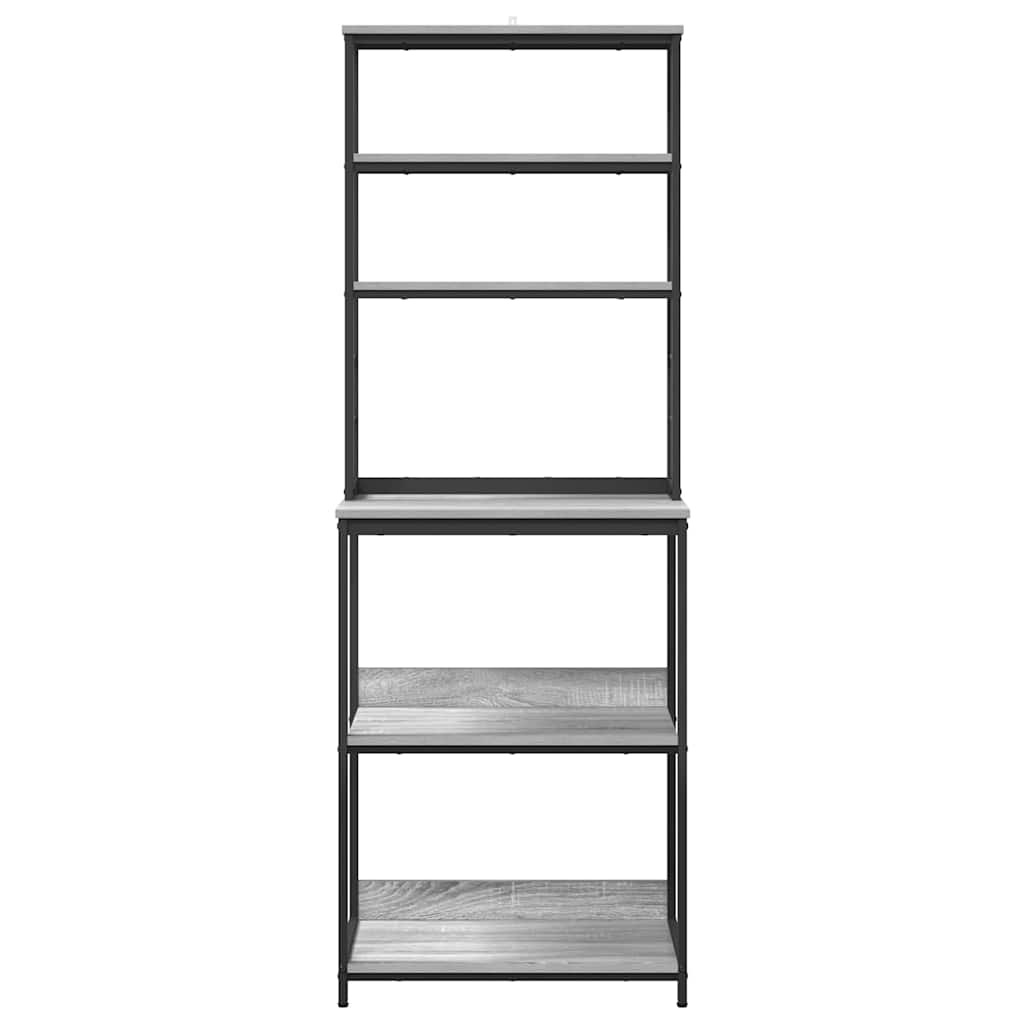 Keukenplank Grijs Sonoma 60 x 40 x 168 cm Bewerkt hout is nu te koop bij PeponiXL, paradijselijk wonen!