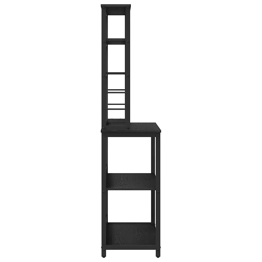 Keukenplank Zwart Eiken 80 x 40 x 168 cm Bewerkt hout is nu te koop bij PeponiXL, paradijselijk wonen!