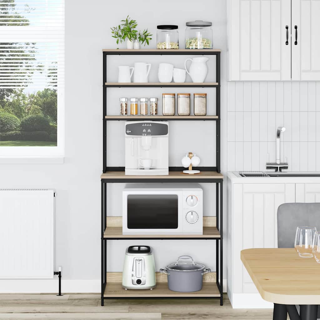 Keukenplank Sonoma Eiken 80 x 40 x 168 cm Bewerkt hout is nu te koop bij PeponiXL, paradijselijk wonen!