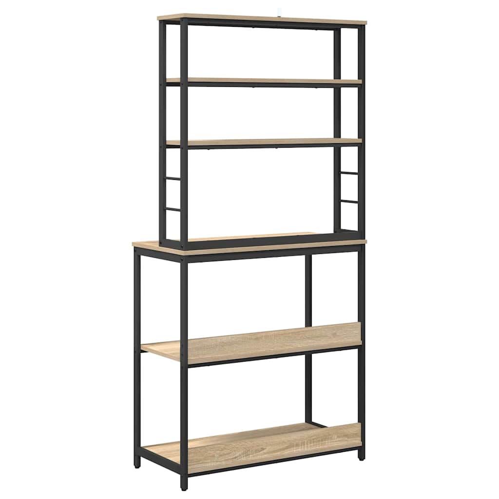 Keukenplank Sonoma Eiken 80 x 40 x 168 cm Bewerkt hout is nu te koop bij PeponiXL, paradijselijk wonen!