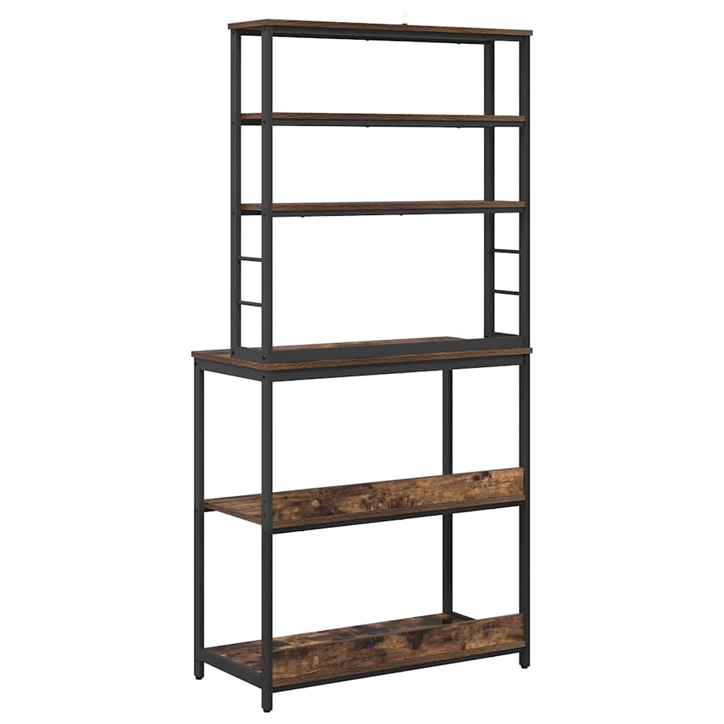 Keukenplank Gerookt eiken 80 x 40 x 168 cm Bewerkt hout is nu te koop bij PeponiXL, paradijselijk wonen!