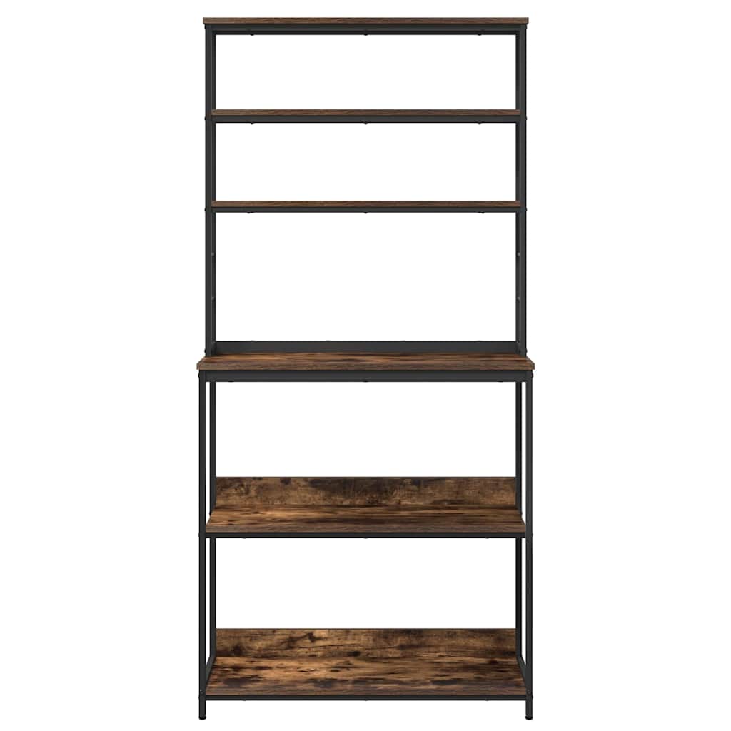 Keukenplank Gerookt eiken 80 x 40 x 168 cm Bewerkt hout is nu te koop bij PeponiXL, paradijselijk wonen!