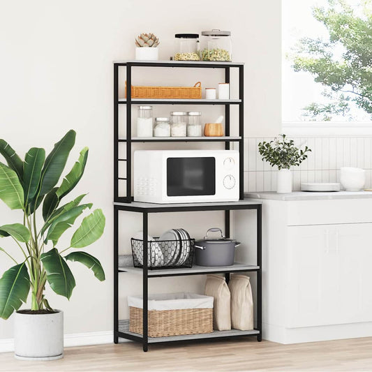 Keukenplank Grijs Sonoma 80 x 40 x 168 cm Bewerkt hout is nu te koop bij PeponiXL, paradijselijk wonen!