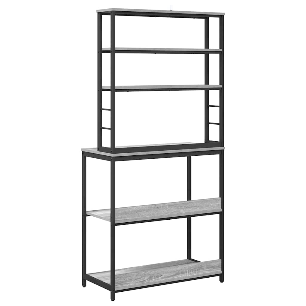 Keukenplank Grijs Sonoma 80 x 40 x 168 cm Bewerkt hout is nu te koop bij PeponiXL, paradijselijk wonen!