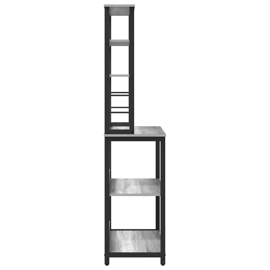 Keukenplank Grijs Sonoma 80 x 40 x 168 cm Bewerkt hout is nu te koop bij PeponiXL, paradijselijk wonen!