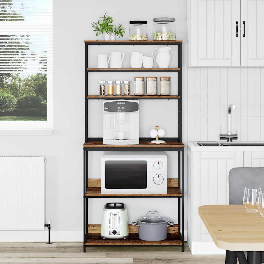 Keukenplank Oud Hout 80 x 40 x 168 cm Bewerkt hout is nu te koop bij PeponiXL, paradijselijk wonen!