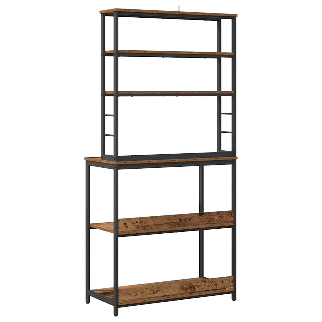 Keukenplank Oud Hout 80 x 40 x 168 cm Bewerkt hout is nu te koop bij PeponiXL, paradijselijk wonen!