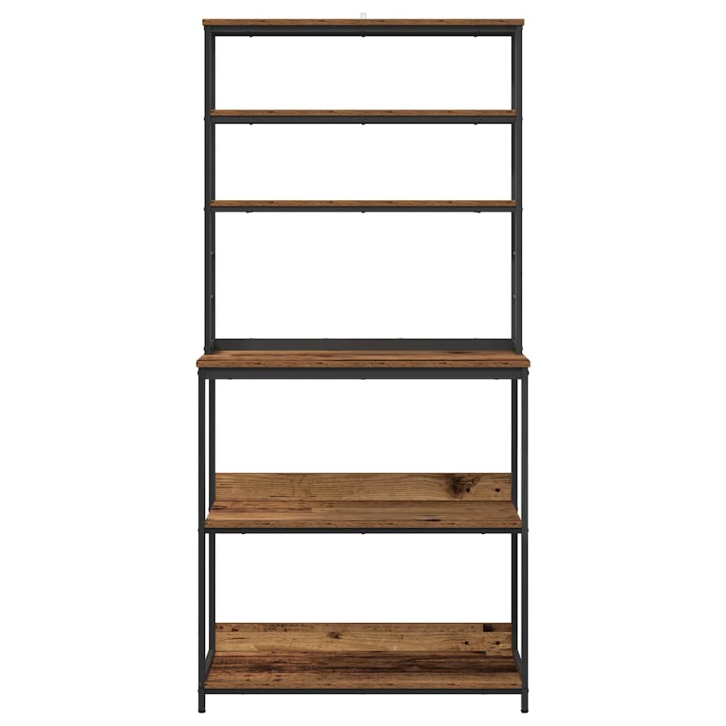 Keukenplank Oud Hout 80 x 40 x 168 cm Bewerkt hout is nu te koop bij PeponiXL, paradijselijk wonen!